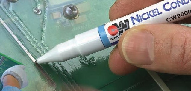 צבע ניקל מוליך לאלקטרוניקה CHEMTRONICS CW2000